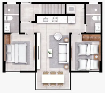 Ipojuca Muro Alto Apartamento Venda R$1.500.000,00 2 Dormitorios 2 Vagas Area construida 105.71m2