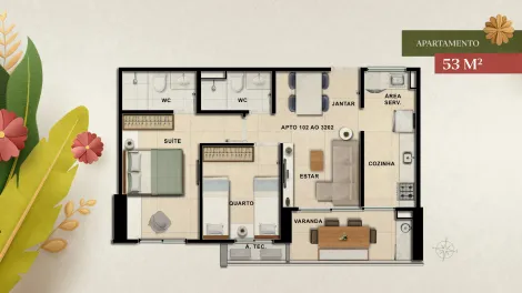Recife Caxanga Apartamento Venda R$440.000,00 2 Dormitorios 1 Vaga Area construida 53.00m2