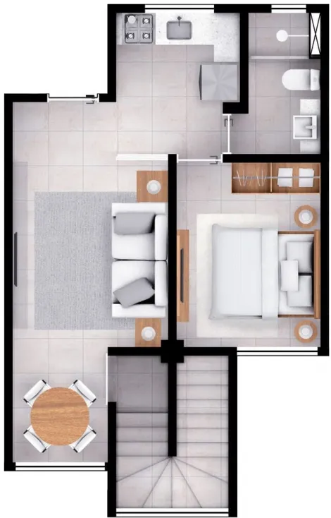 Ipojuca Muro Alto Apartamento Venda R$1.600.000,00 1 Dormitorio 1 Vaga Area construida 78.86m2