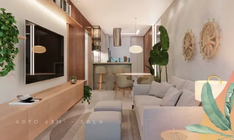 Ipojuca Cupe Apartamento Venda R$1.000.000,00 2 Dormitorios 1 Vaga Area construida 63.00m2